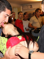 Party turns into group sex orgy